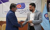 تقدیر مدیرکل آموزش فنی و حرفه‌ای گلستان از عضو تیم ملی مهارت ایران در حاشیه دومین جلسه شورای اداری